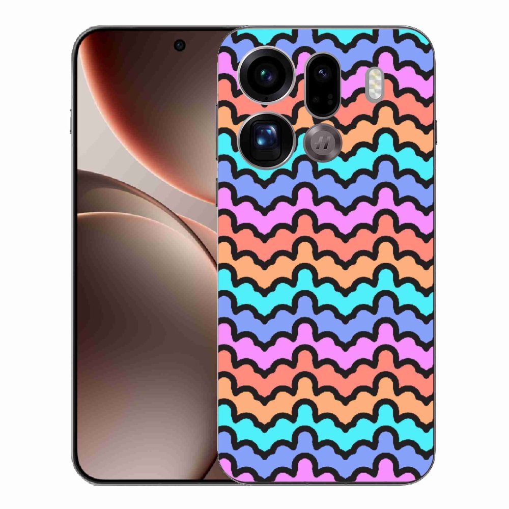 Gél borítás mmCase az Oppo Find X9 Pro számára - absztrakt motívum 30