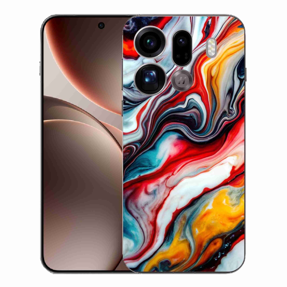 Gél borítás mmCase az Oppo Find X9 Pro számára - absztrakt motívum 35
