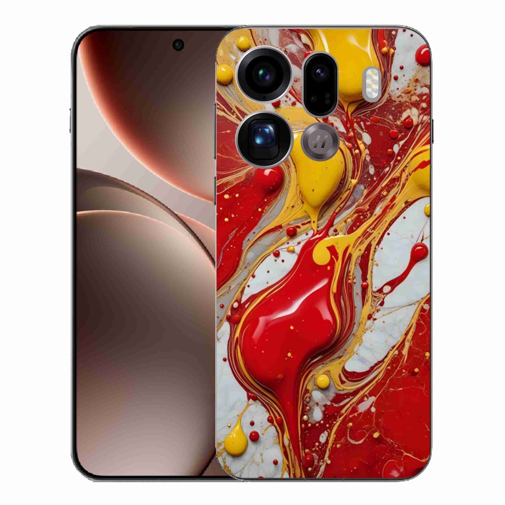 Gél borítás mmCase az Oppo Find X9 Pro számára - absztrakt motívum 42