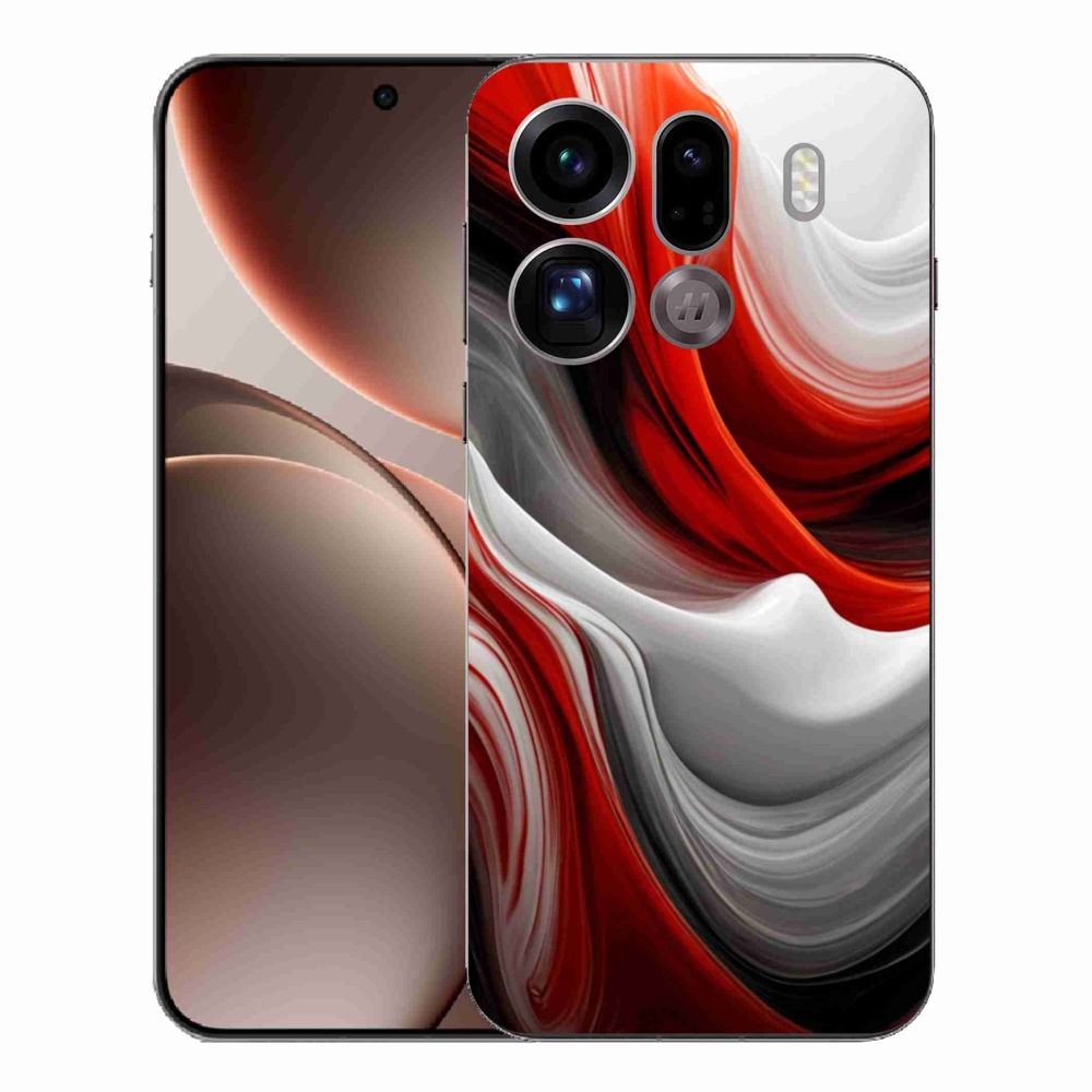 Gél borítás mmCase az Oppo Find X9 Pro számára - absztrakt motívum 47