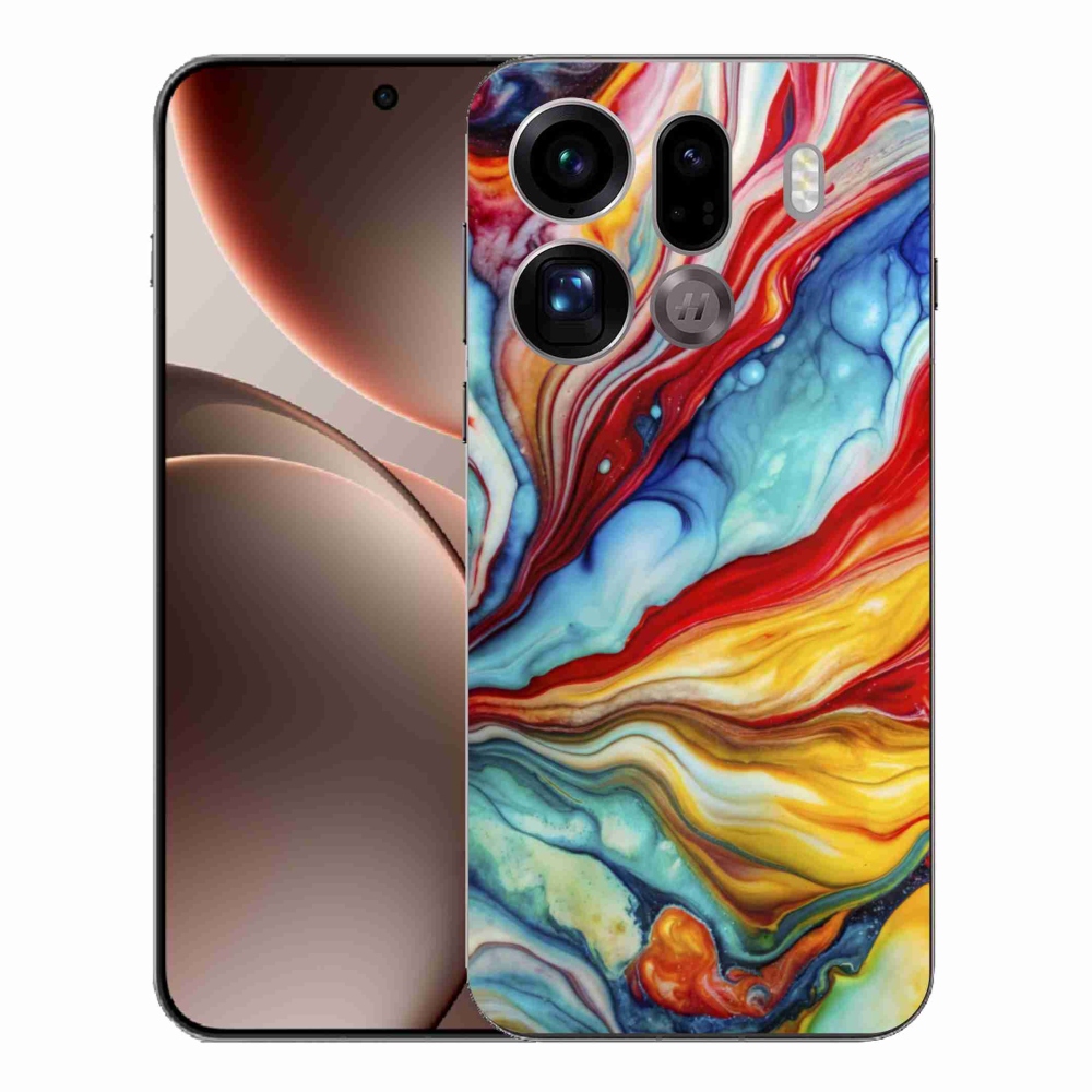 Gél borítás mmCase az Oppo Find X9 Pro számára - absztrakt motívum 58