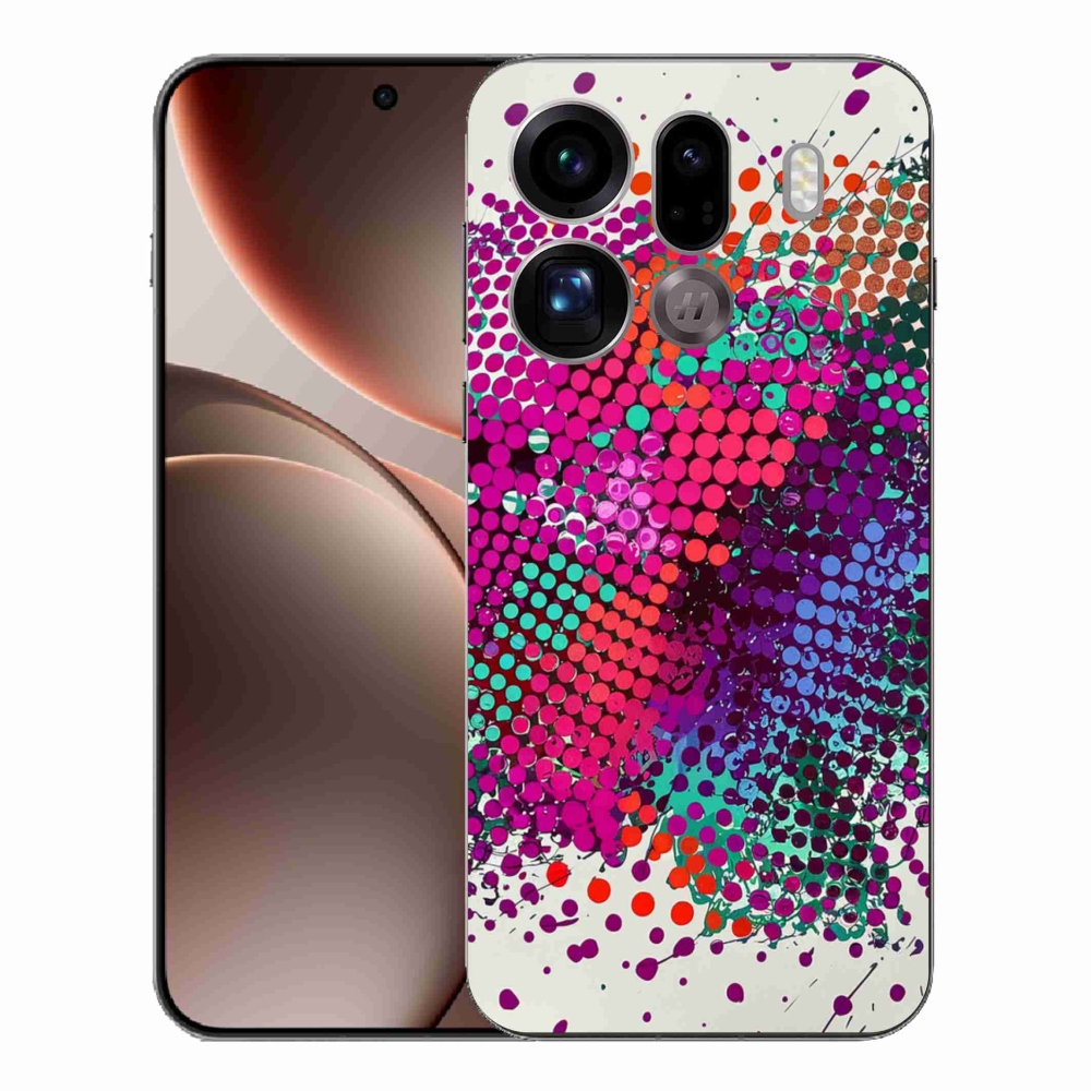 Gél borítás mmCase az Oppo Find X9 Pro számára - absztrakt motívum 65