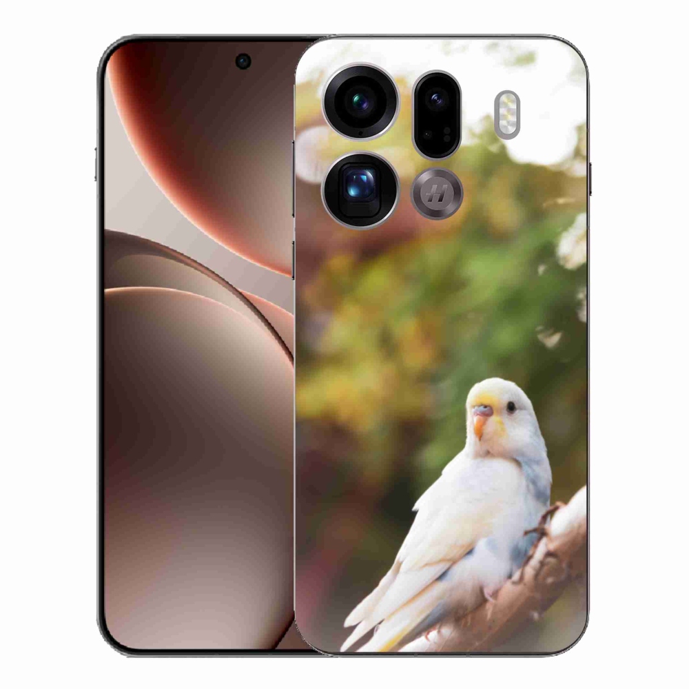 Zselés borítás mmCase az Oppo Find X9 Pro készülékhez - fehér