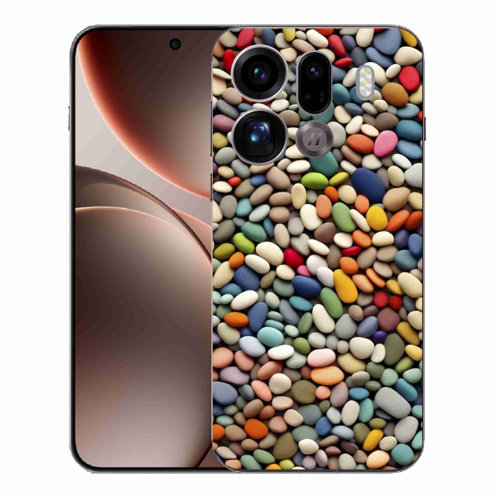 Gél borítás mmCase az Oppo Find X9 Pro készülékhez - színes strasszkövek 2