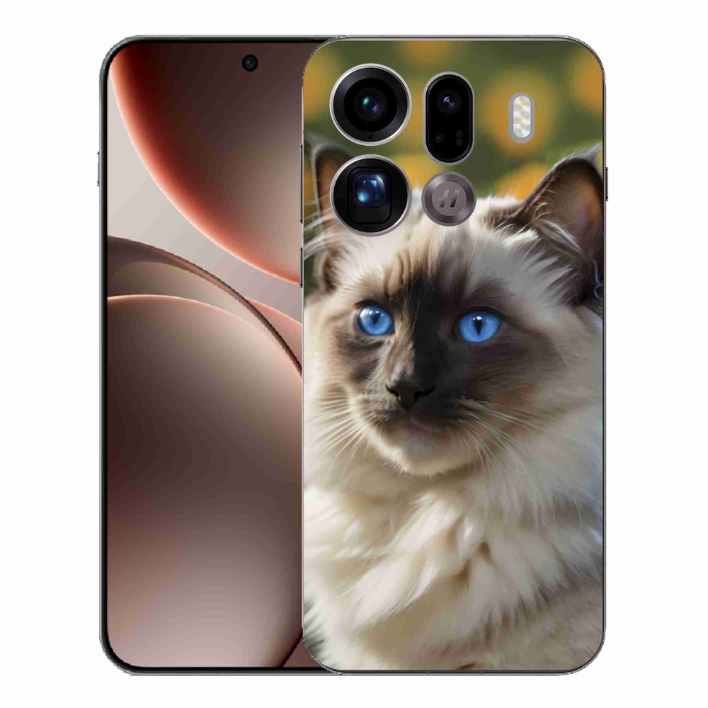 Zselés borítás mmCase az Oppo Find X9 Pro készülékhez - fehér rongybaba
