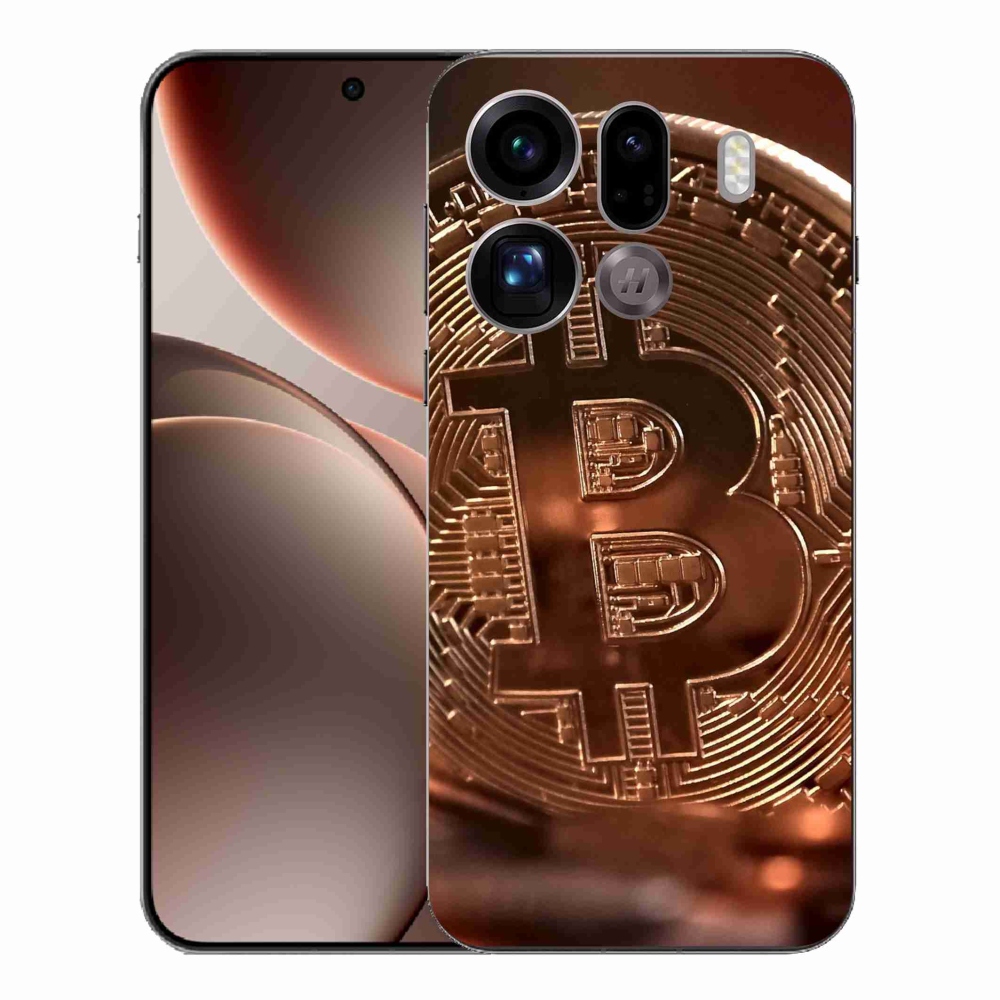 Gél borítás mmCase az Oppo Find X9 Pro számára - bitcoin