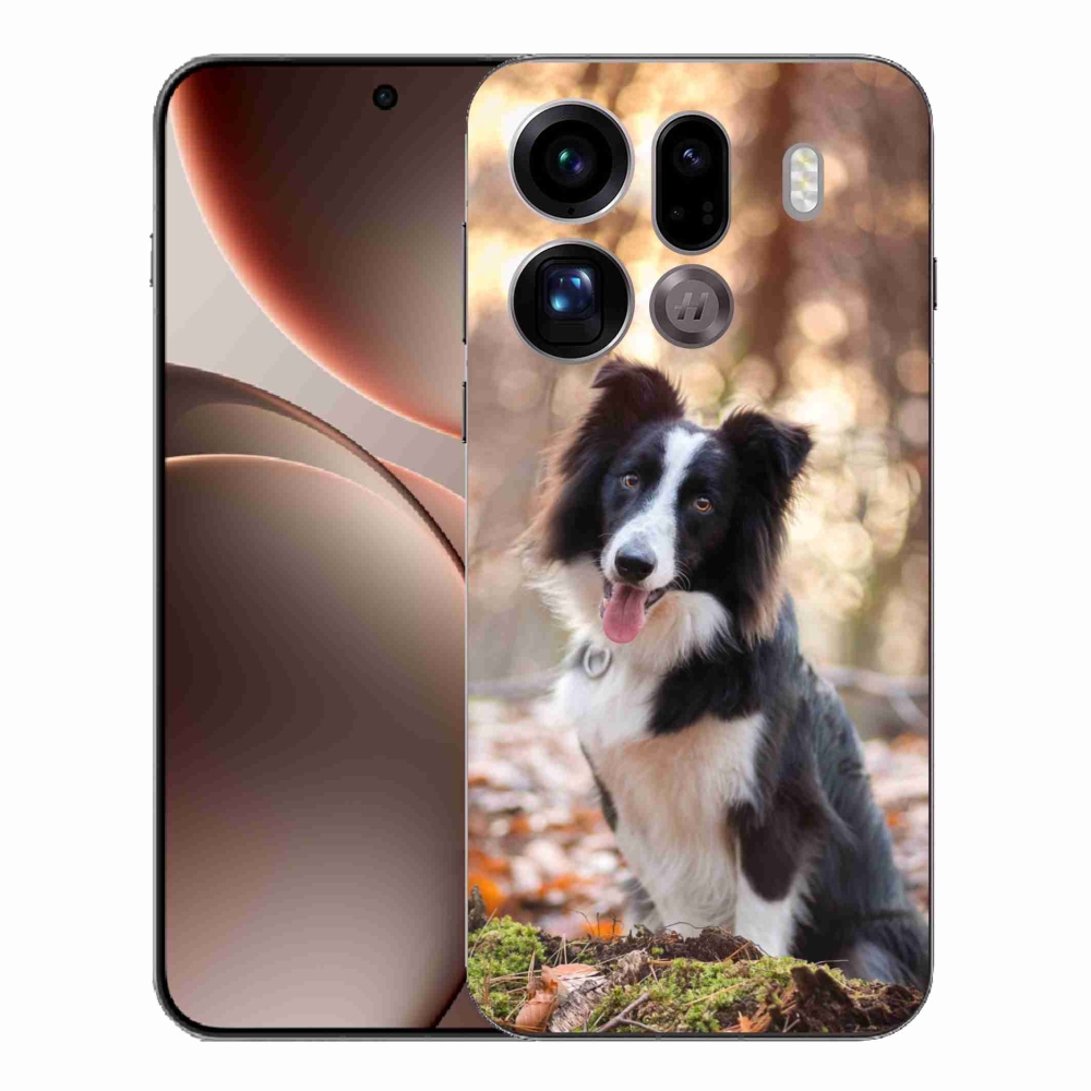 Gél borító mmCase az Oppo Find X9 Pro számára - border colie 1