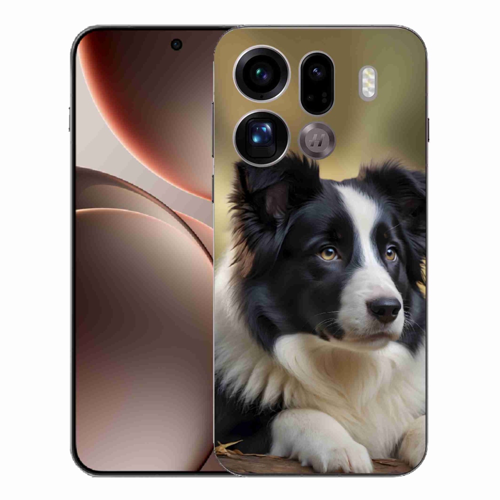 Gél borító mmCase az Oppo Find X9 Pro számára - border colie 2
