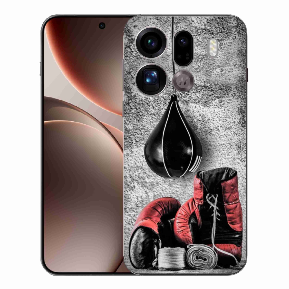 Gél borítás mmCase az Oppo Find X9 Pro számára - bokszzsák és kesztyűk