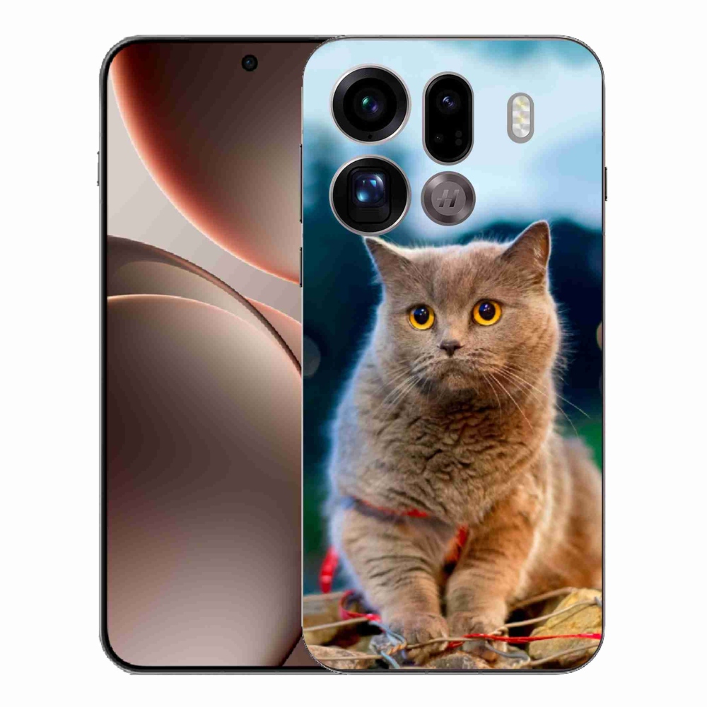 Gél borítás mmCase az Oppo Find X9 Pro számára - Brit kék 2