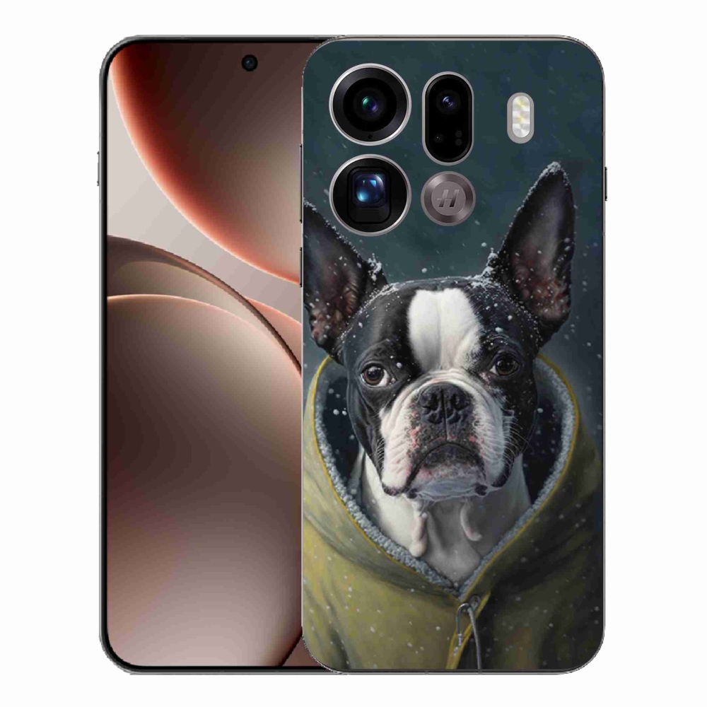 Gél borítás mmCase az Oppo Find X9 Pro számára - bulldog