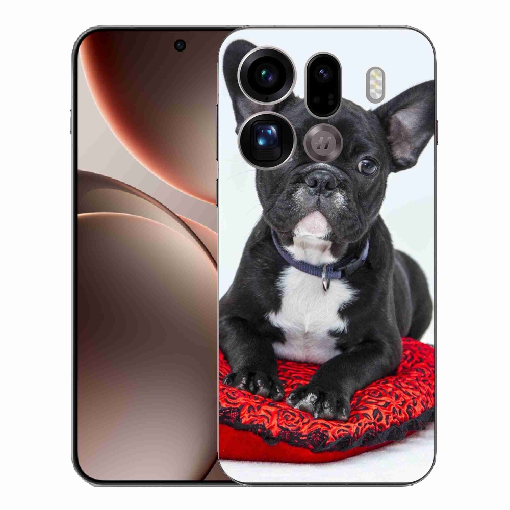 Gél borítás mmCase az Oppo Find X9 Pro számára - bulldog