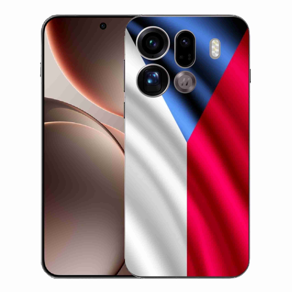Gél borító mmCase az Oppo Find X9 Pro számára - cseh zászló