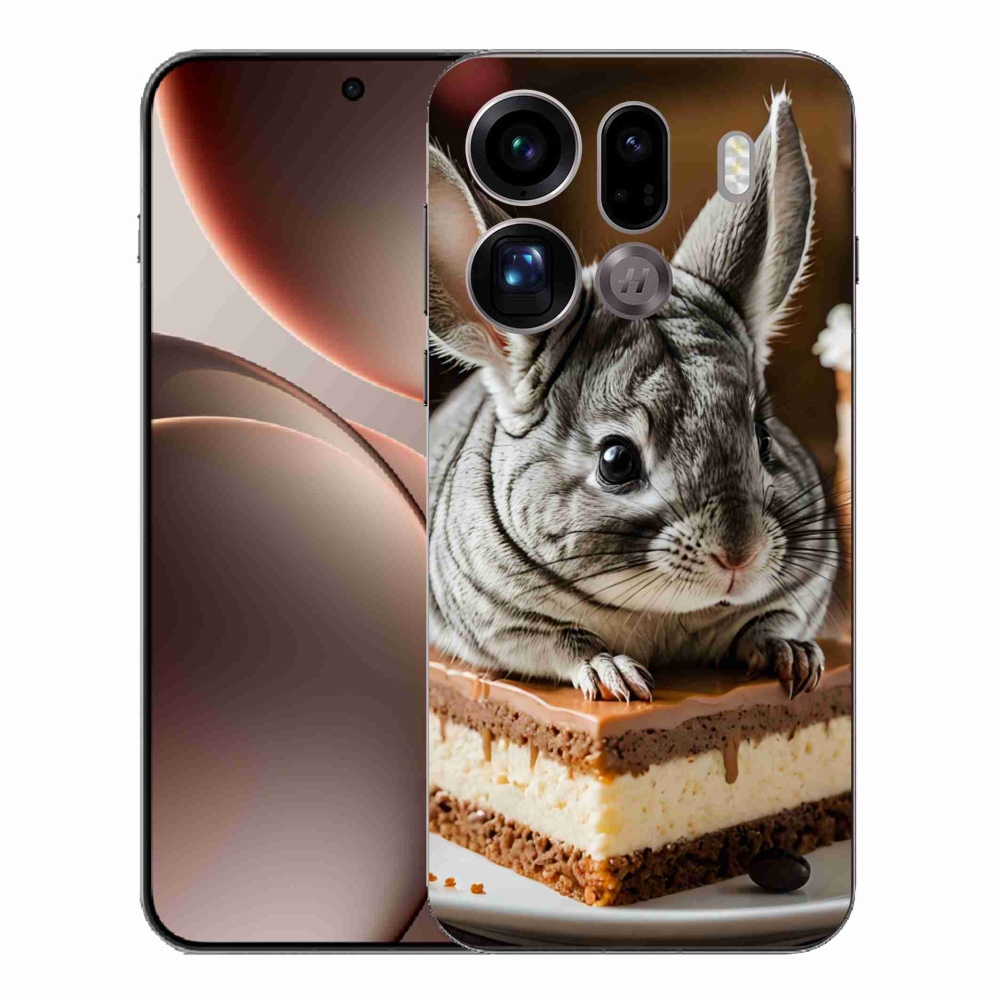 Zselés borítás mmCase az Oppo Find X9 Pro készülékhez - csincsilla