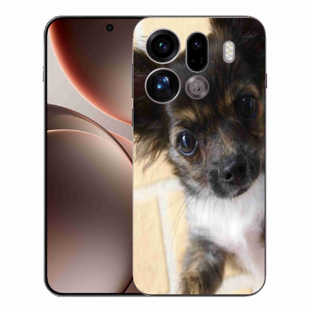 Gél borítás mmCase az Oppo Find X9 Pro számára - chihuahua 2