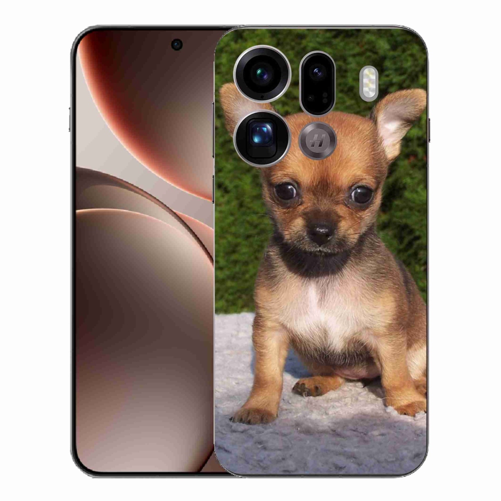 Gél borítás mmCase az Oppo Find X9 Pro számára - chihuahua 3