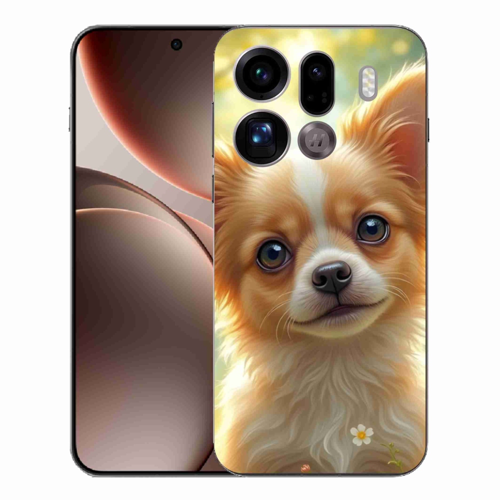 Gél borítás mmCase az Oppo Find X9 Pro számára - chihuahua 5