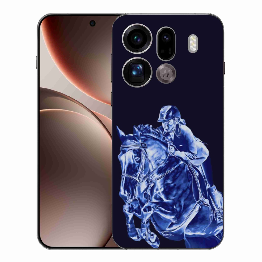 Gél borítás mmCase az Oppo Find X9 Pro számára - versenyló