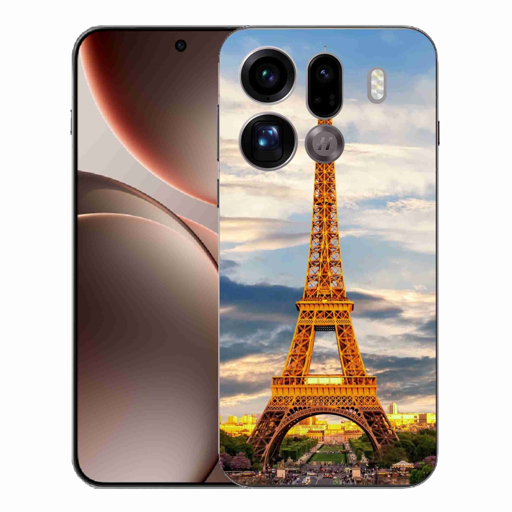 Gél borítás mmCase az Oppo Find X9 Pro készülékhez - eiffel torony 3