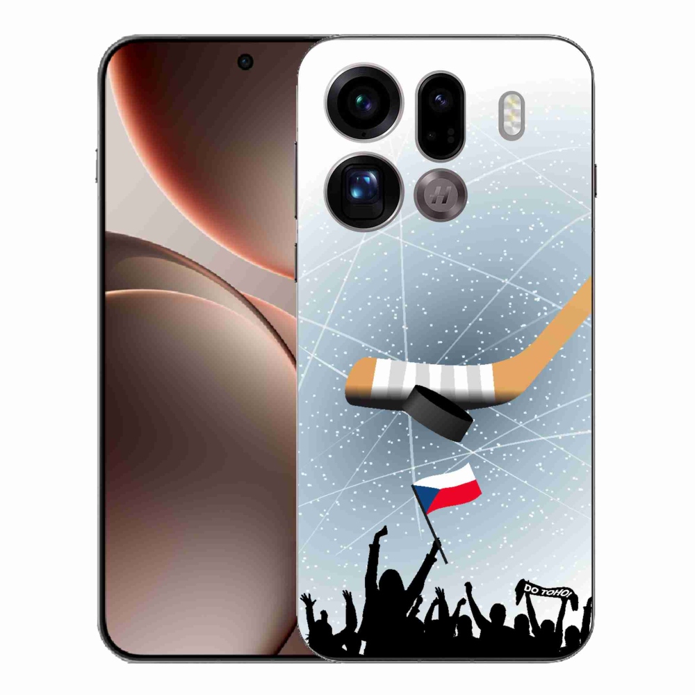 Gél borítás mmCase az Oppo Find X9 Pro számára - hoki rajongók