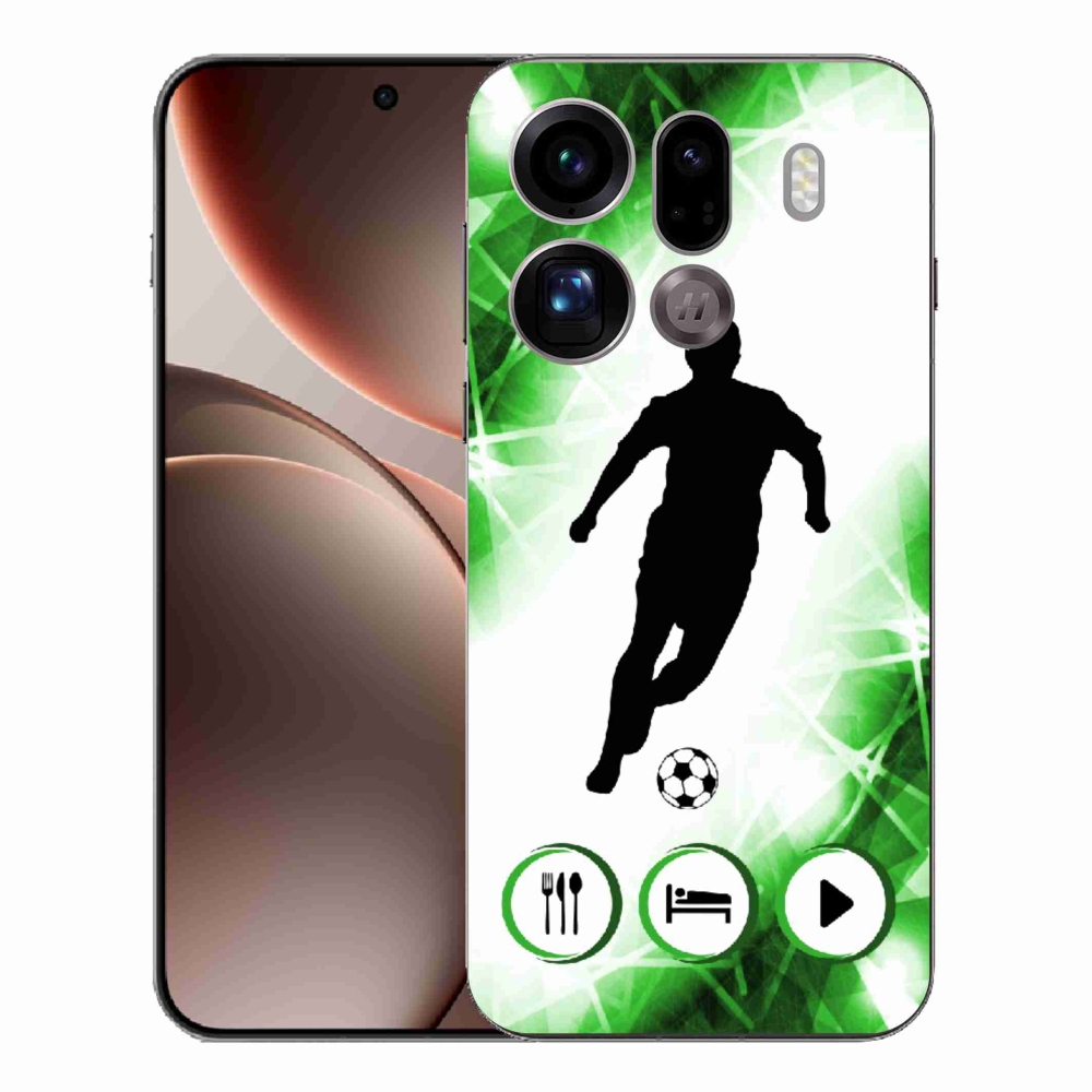 Gél borítás mmCase az Oppo Find X9 Pro számára - focista