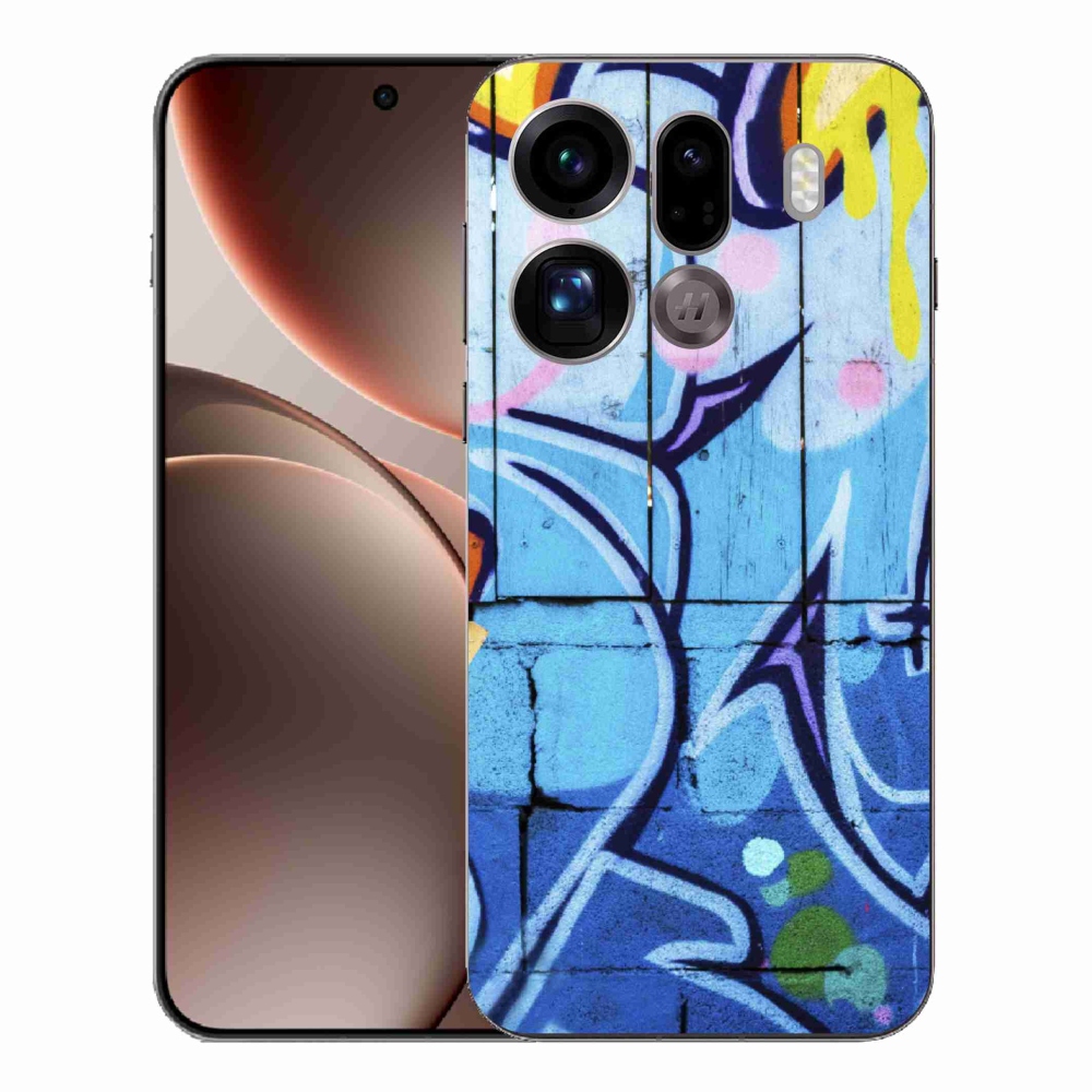 Gél borítás mmCase az Oppo Find X9 Pro készülékhez - graffiti