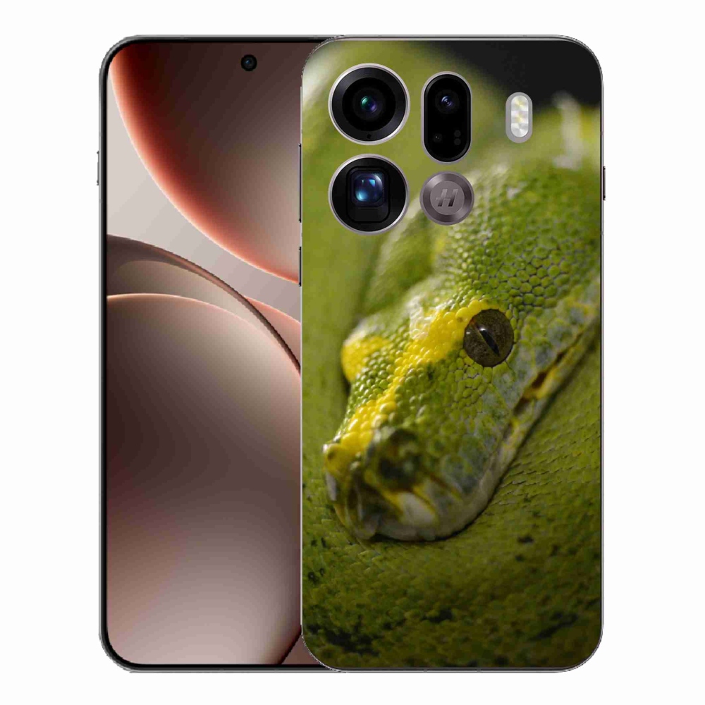 Gél borítás mmCase az Oppo Find X9 Pro számára - kígyó 2