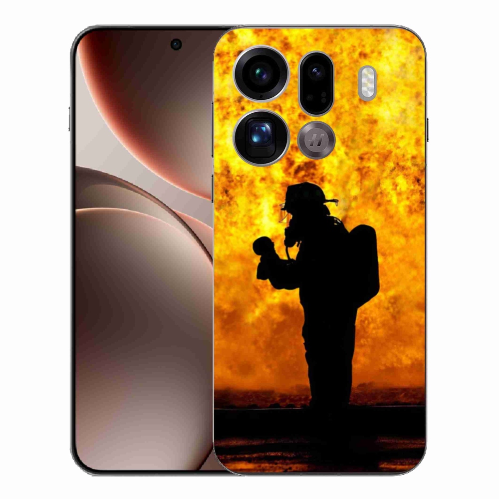 Gél borítás mmCase az Oppo Find X9 Pro számára - tűzoltó