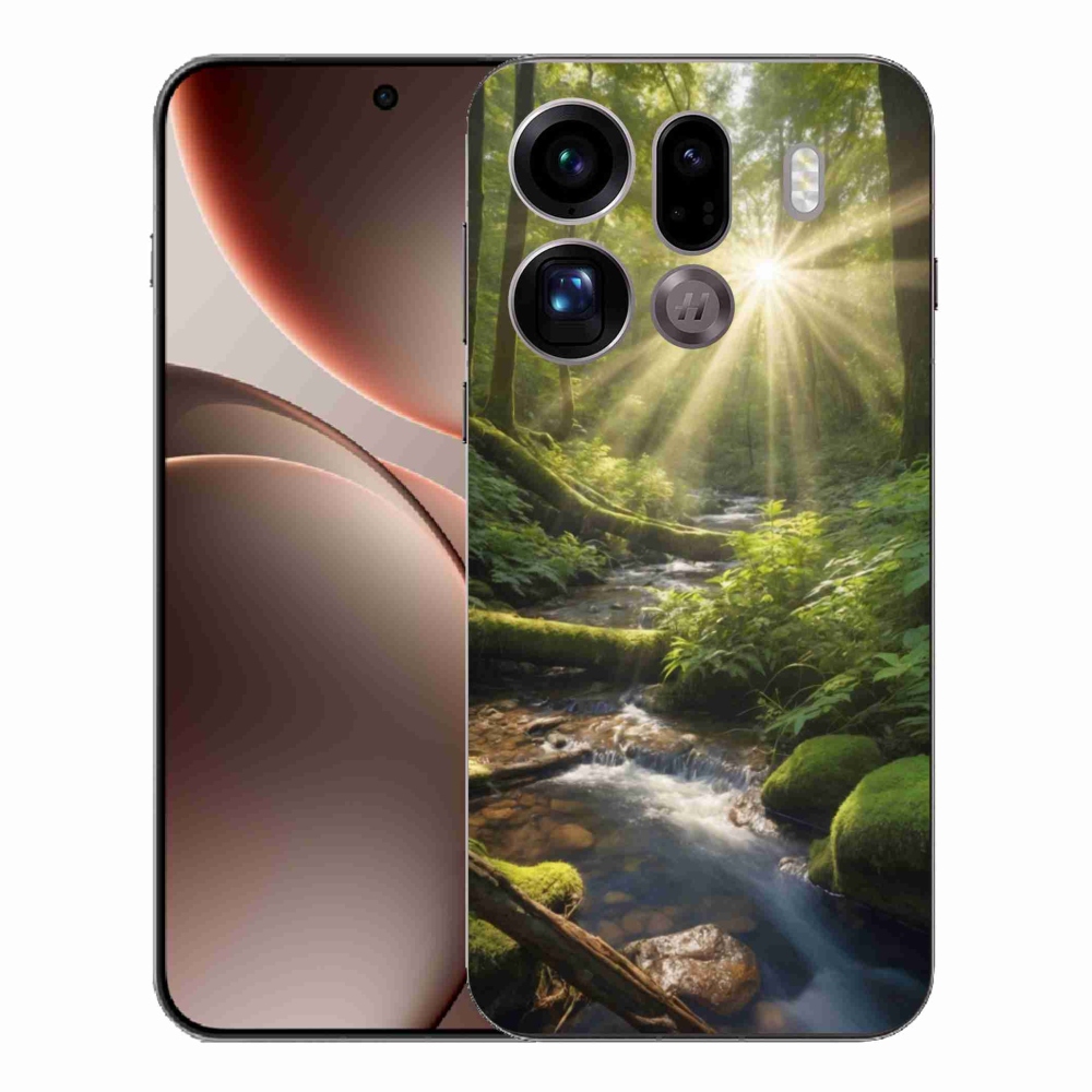 Gél borítás mmCase az Oppo Find X9 Pro számára - erdő mélysége