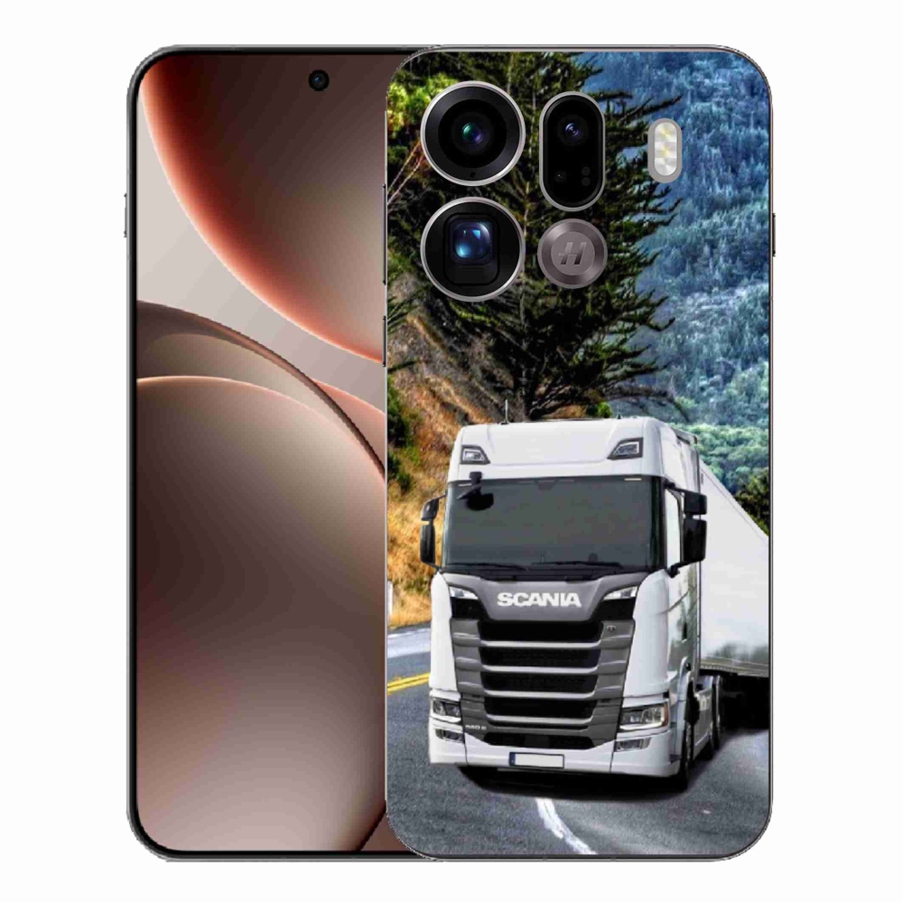 Zselés borítás mmCase az Oppo Find X9 Pro számára - teherautó 1