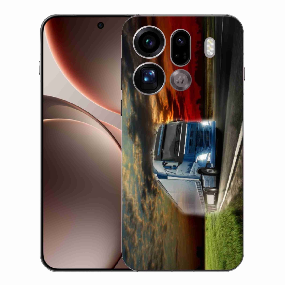 Gél borítás mmCase az Oppo Find X9 Pro számára - teherautó 4