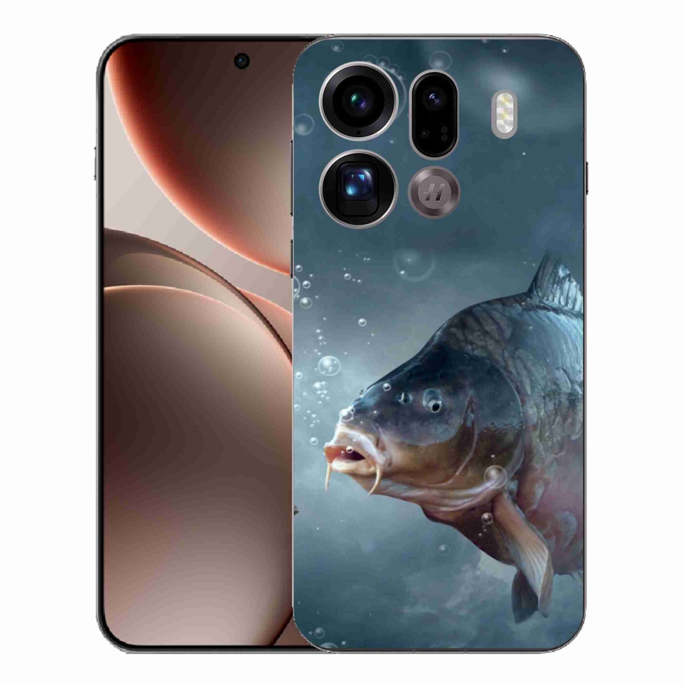 Gél borítás mmCase az Oppo Find X9 Pro számára - ponty és buborékok