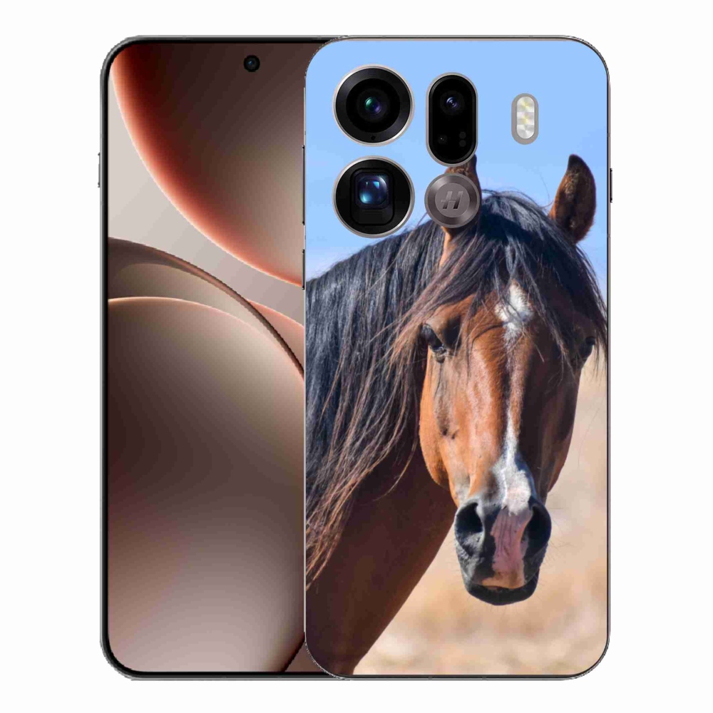 Gél borítás mmCase az Oppo Find X9 Pro számára - csendes ló