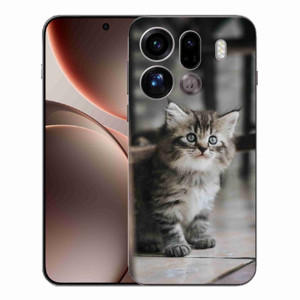 Gél borítás mmCase az Oppo Find X9 Pro készülékhez - cica