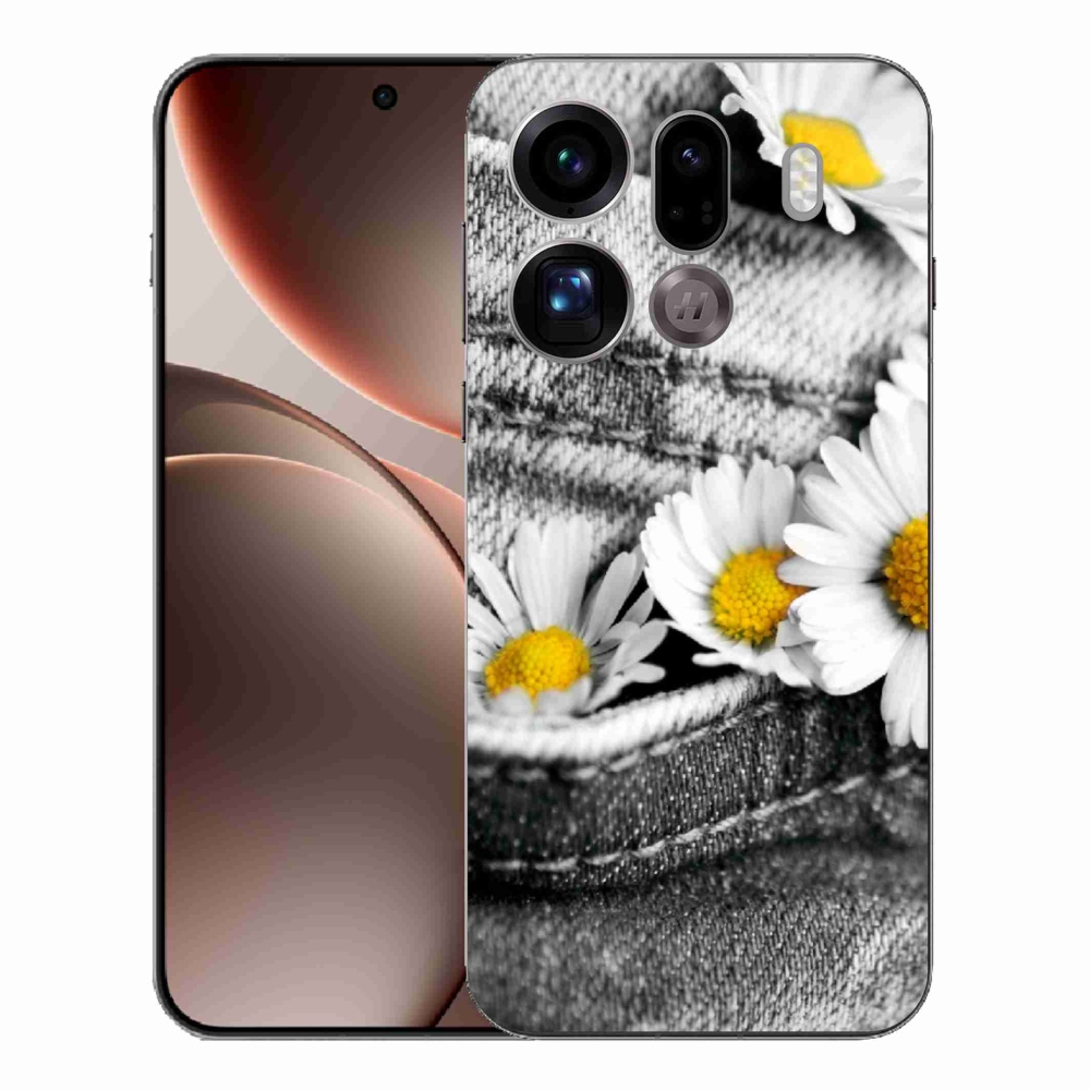 Gél borítás mmCase az Oppo Find X9 Pro számára - Százszorszépek