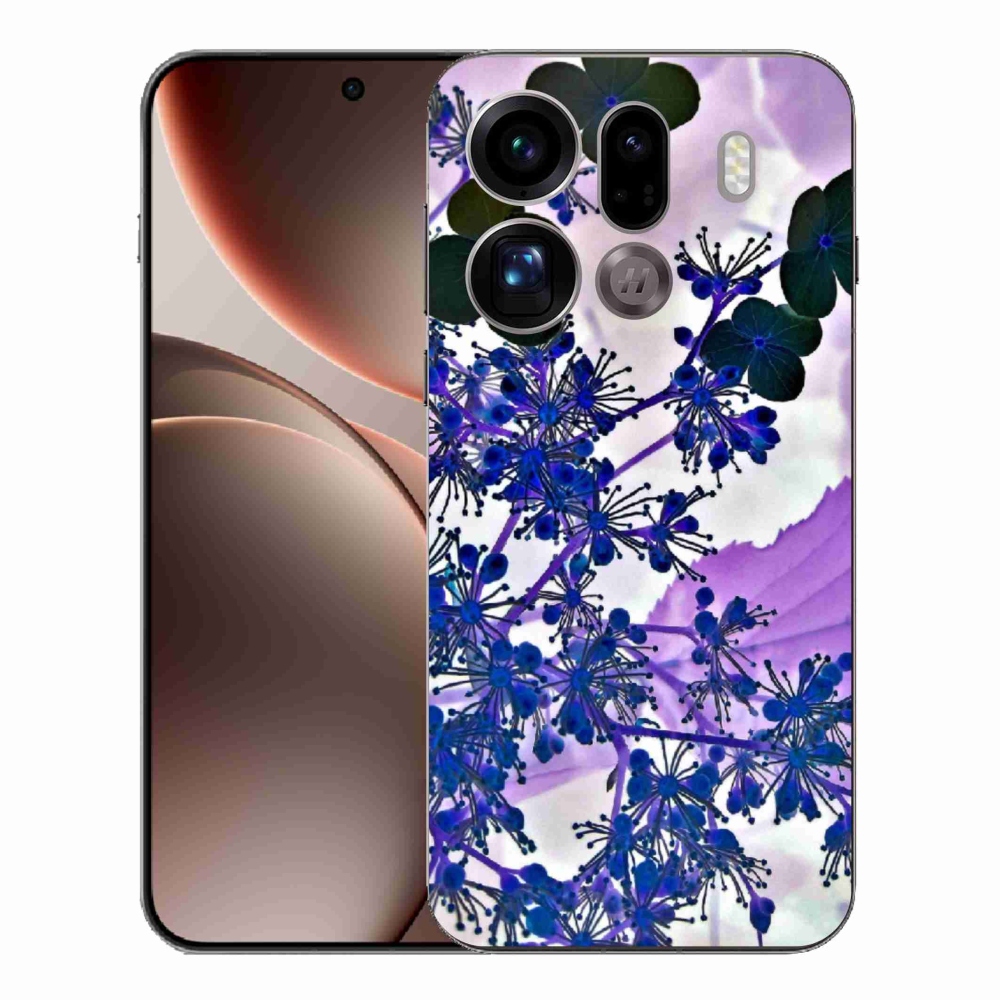 Gél borítás mmCase az Oppo Find X9 Pro számára - hortenzia virág