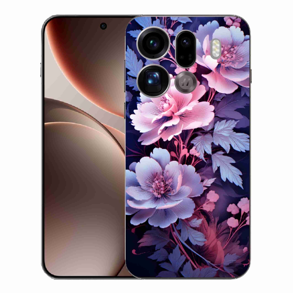 Gél borító mmCase az Oppo Find X9 Pro számára - virágok 11