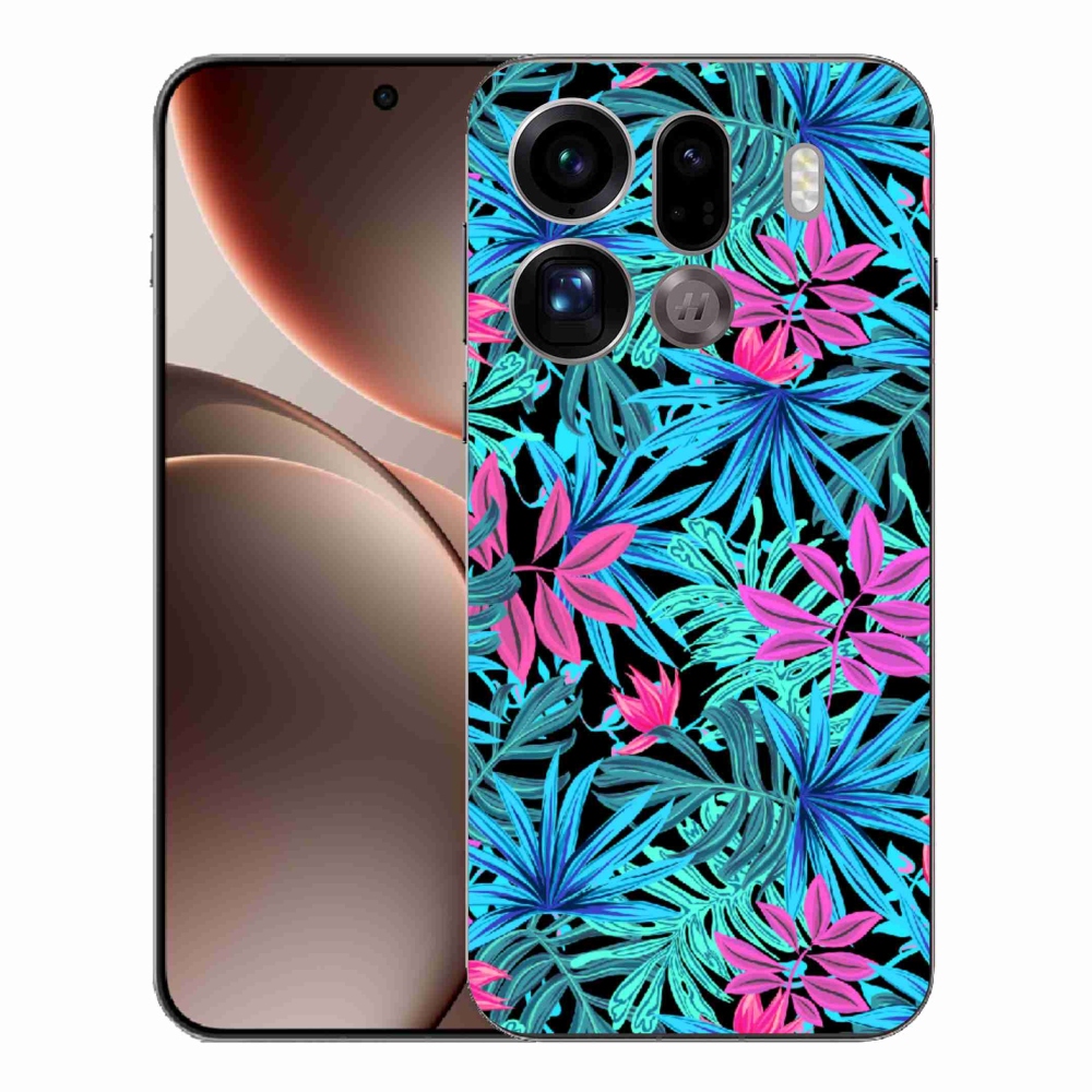 Gél borítás mmCase az Oppo Find X9 Pro számára - virágok 3