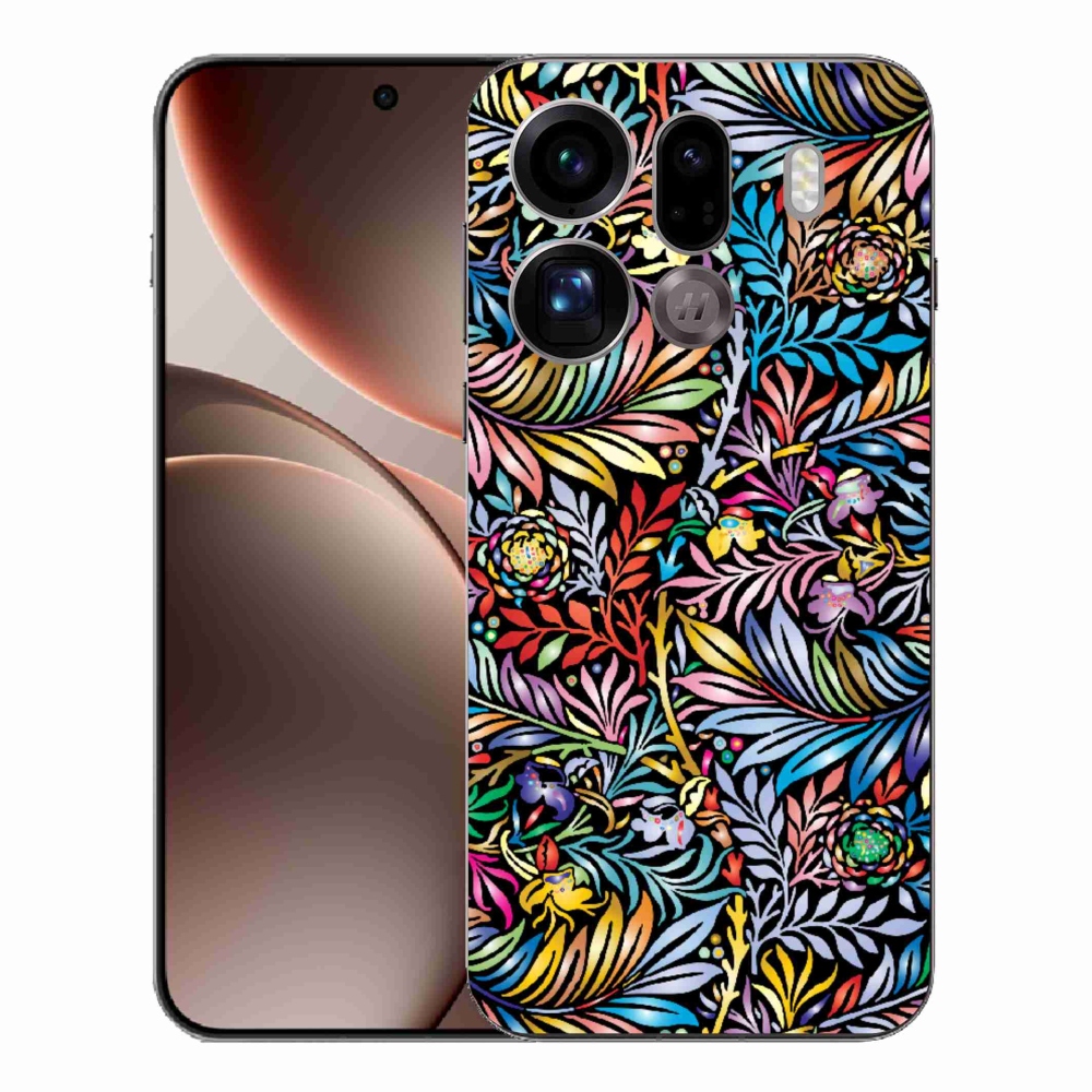 Gél borító mmCase az Oppo Find X9 Pro számára - virágok 5