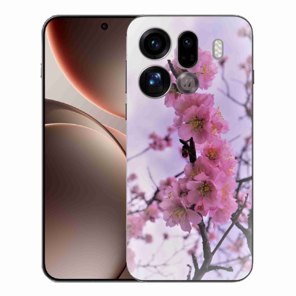 Gél borítás mmCase az Oppo Find X9 Pro számára - virágok 7
