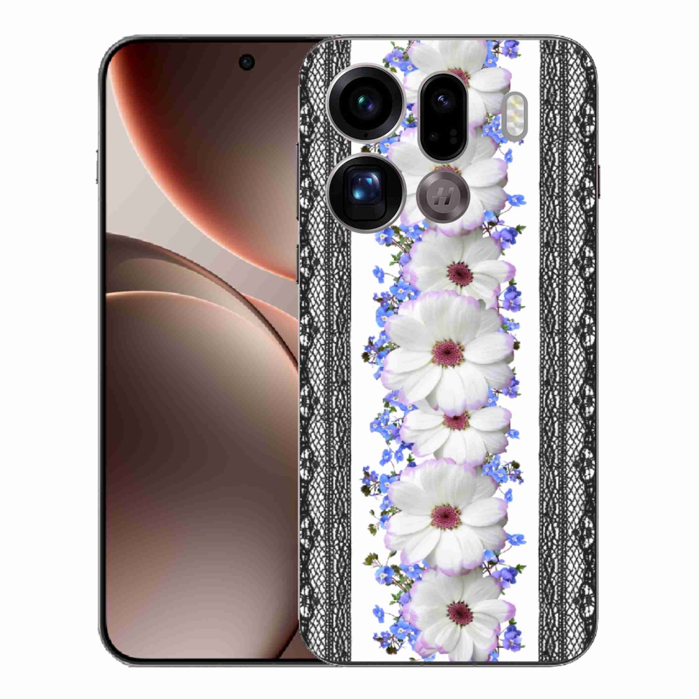 Gél borító mmCase az Oppo Find X9 Pro számára - virágok 8