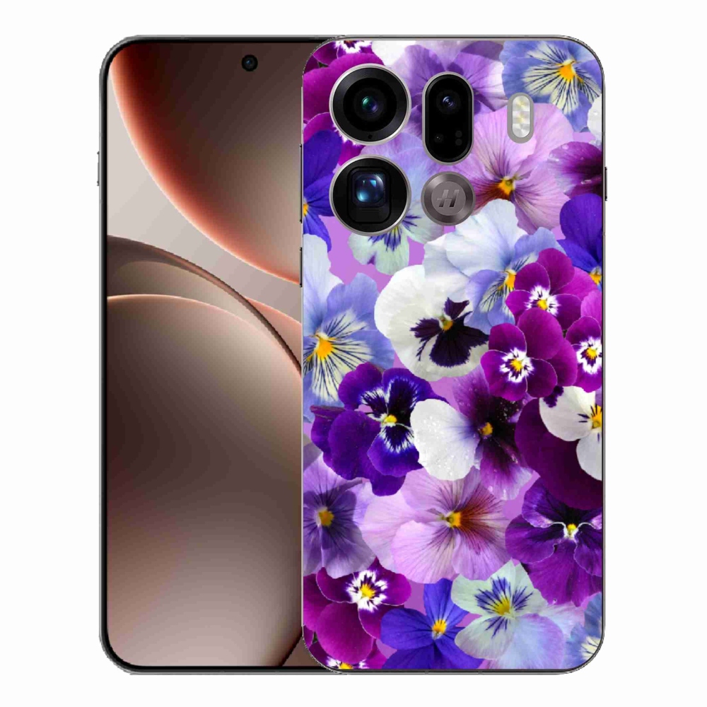 Gél borító mmCase az Oppo Find X9 Pro számára - virágok 9