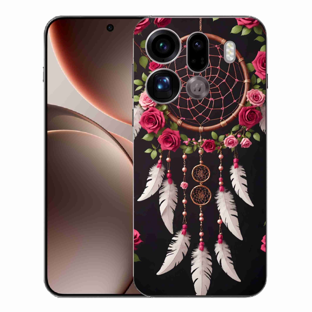 Gél borítás mmCase az Oppo Find X9 Pro számára - álomfogó rózsákkal