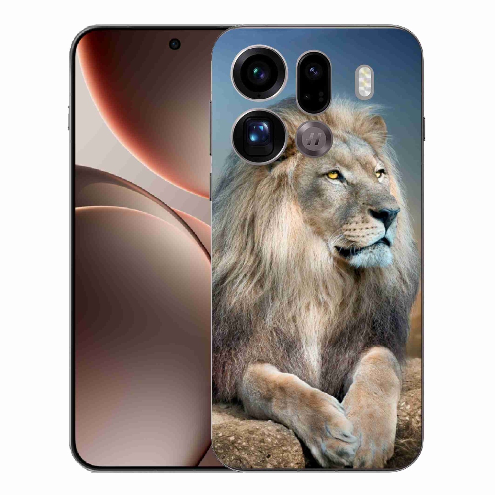 Gél borítás mmCase az Oppo Find X9 Pro számára - Lion 1