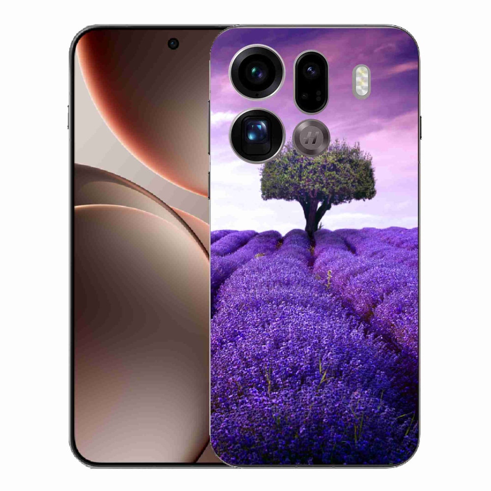 Gél borítás mmCase az Oppo Find X9 Pro készülékhez - levendula rét