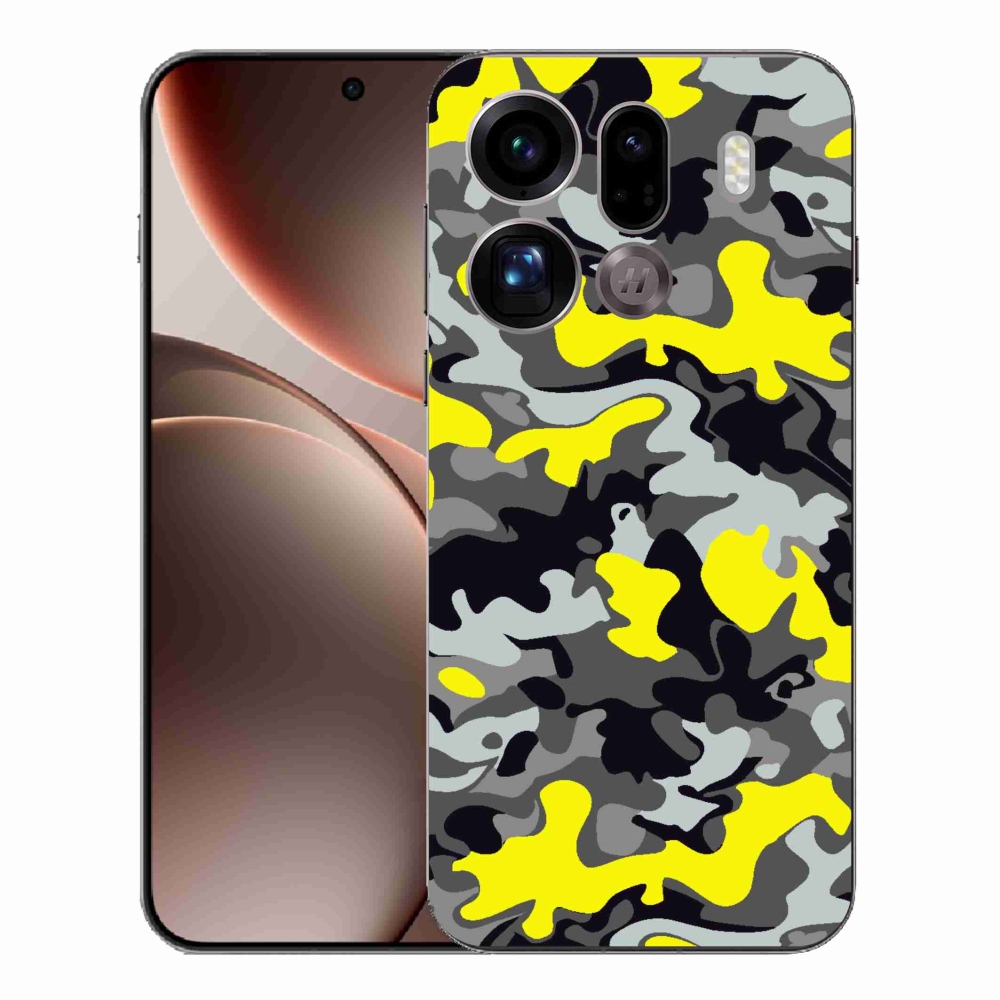 Gél borítás mmCase az Oppo Find X9 Pro számára - álcázó minta 6