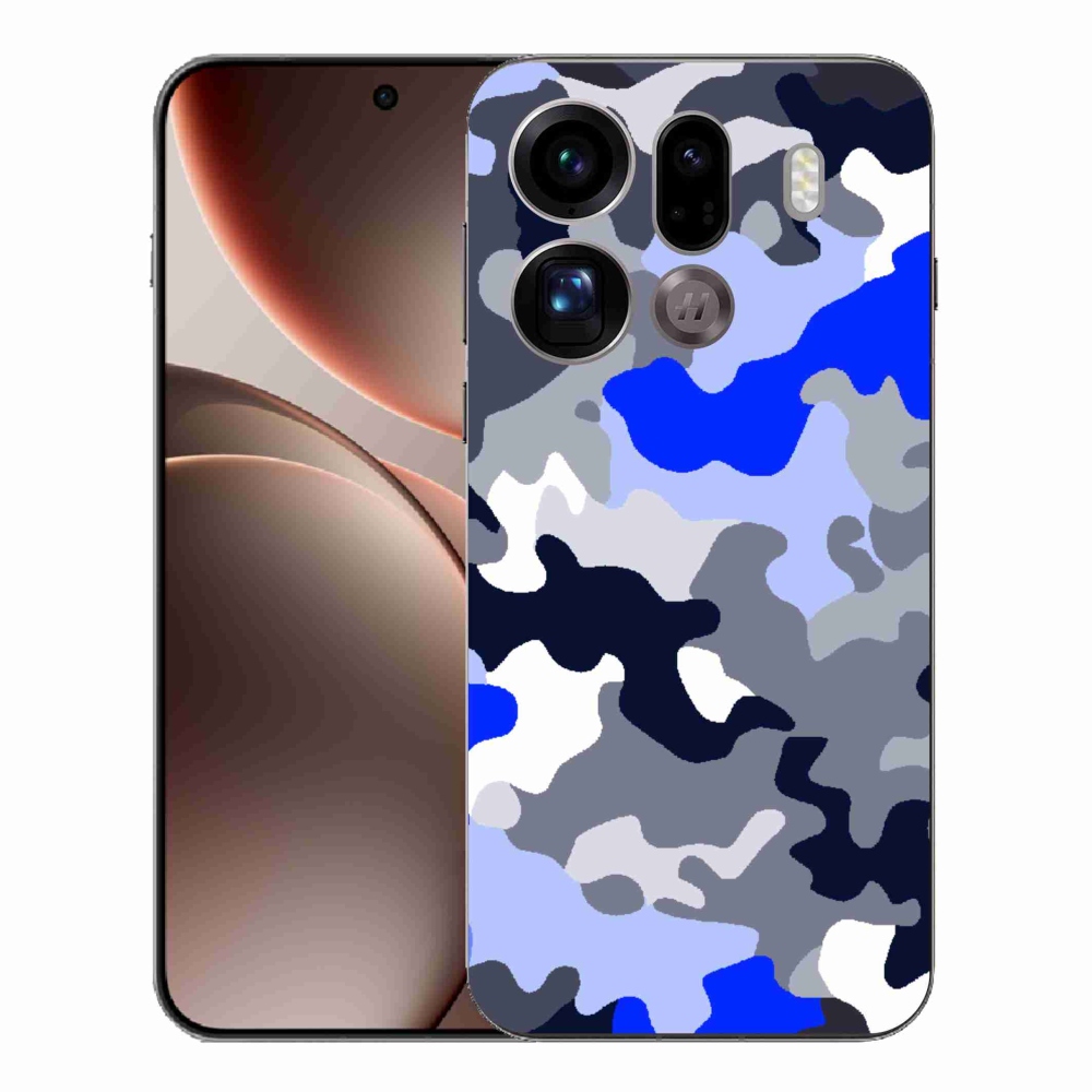 Gél borítás mmCase az Oppo Find X9 Pro számára - álcázó minta 8
