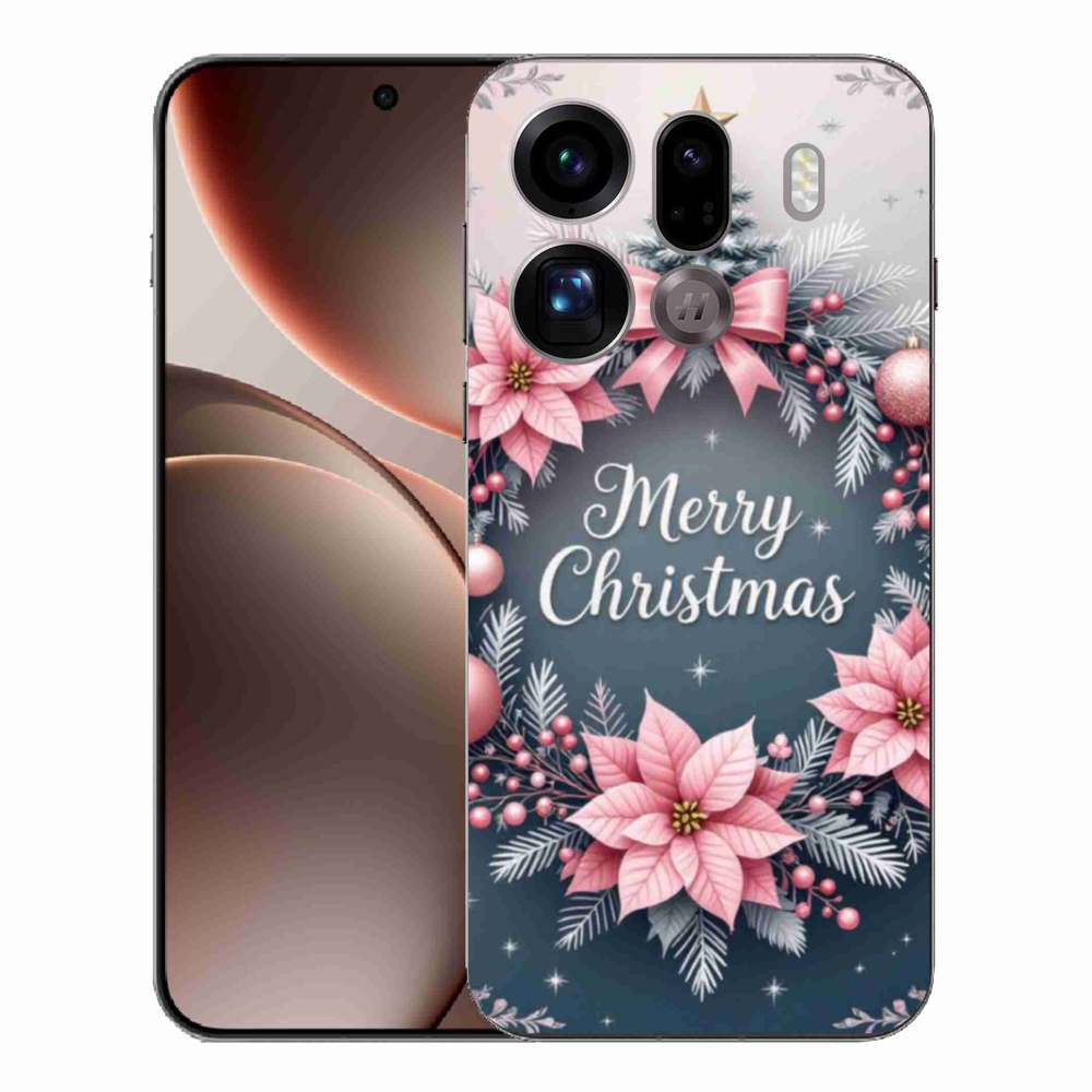Gél borító mmCase az Oppo Find X9 Pro számára - boldog karácsonyt!