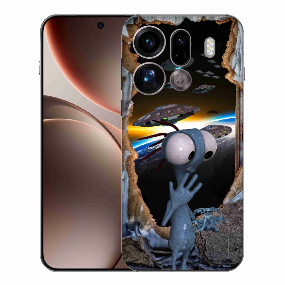 Gél borítás mmCase az Oppo Find X9 Pro számára - Alien