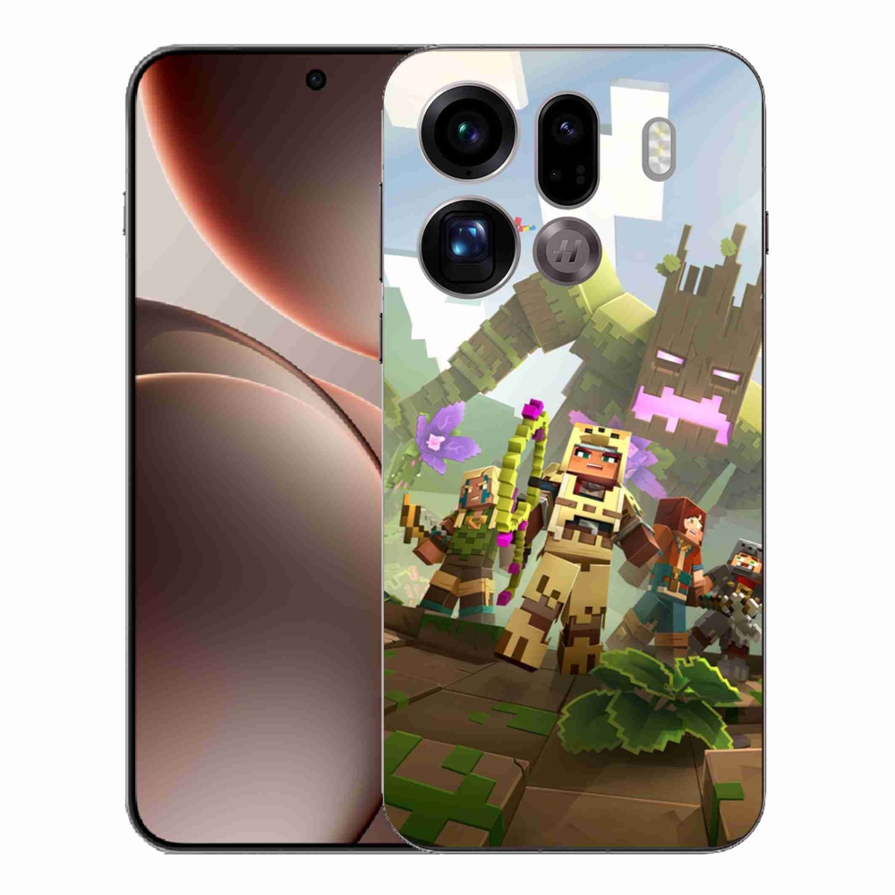 Gél borítás mmCase az Oppo Find X9 Pro számára - minecraft 1